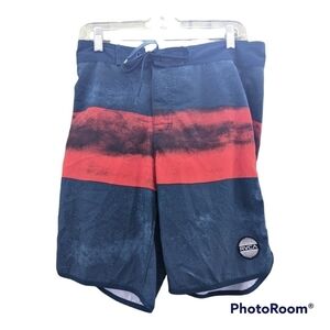 Rvca 4 Way Dobby Stretch Board Shorts, size 30 waist